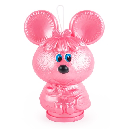 Новогодняя упаковка «Сластёна Мышка (розовый)»