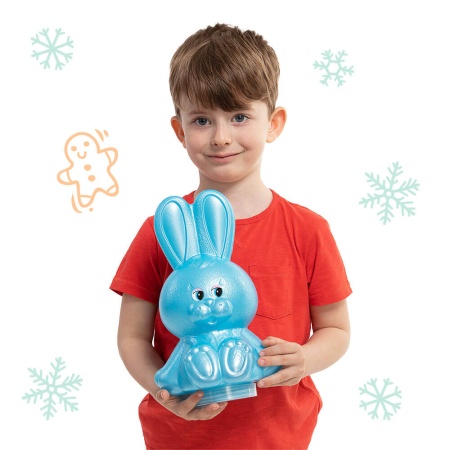 Зайчик (голубой) 300г Люкс ППЗ-01мл