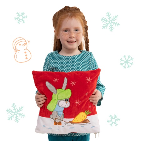 Подушка Зимняя прогулка 1000г Стандарт ПТЗ-14ббс